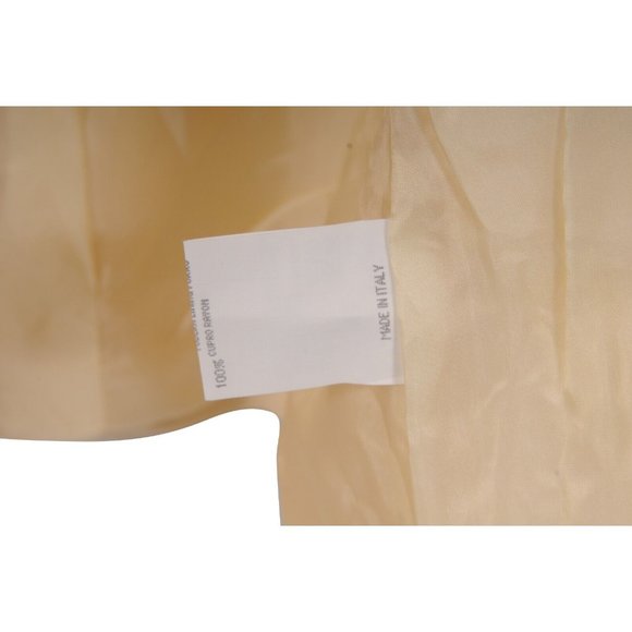 Les Copains Womens Blazer Size 46 XL Yellow Acetate Viscose  Jacket Coat NWT - Picture 8 of 9